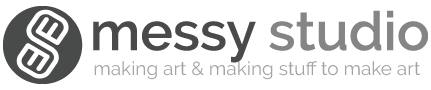 Messy Studio - making art & making stuff to make art